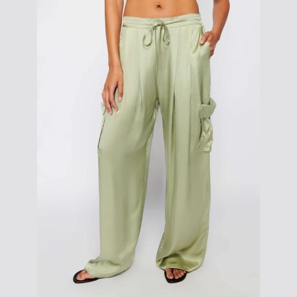 NWT Light Green Olive Oil Romeo Pants Size XS, S, L - Picture 5 of 9